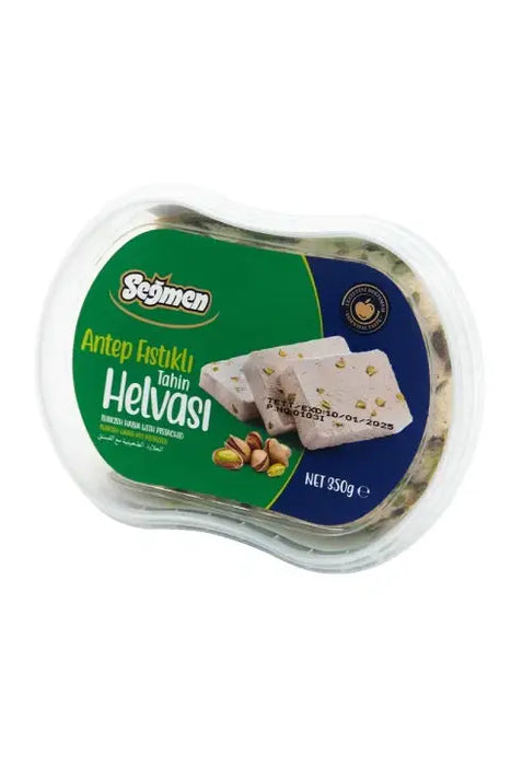 Seğmen Antep Fıstıklı Tahin Helvası Kutu 350g murukali.com