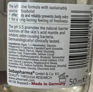 Sebamed Fresh Deo Lime Roll-On 50ml Murukali.com