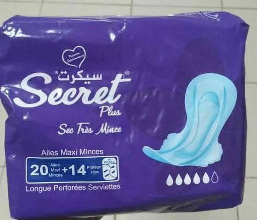 Secret Girl Cotton Soft Maxi Fit Wings Long Cotton Pads - 20 Pads + 14 Panty Liners Murukali.com