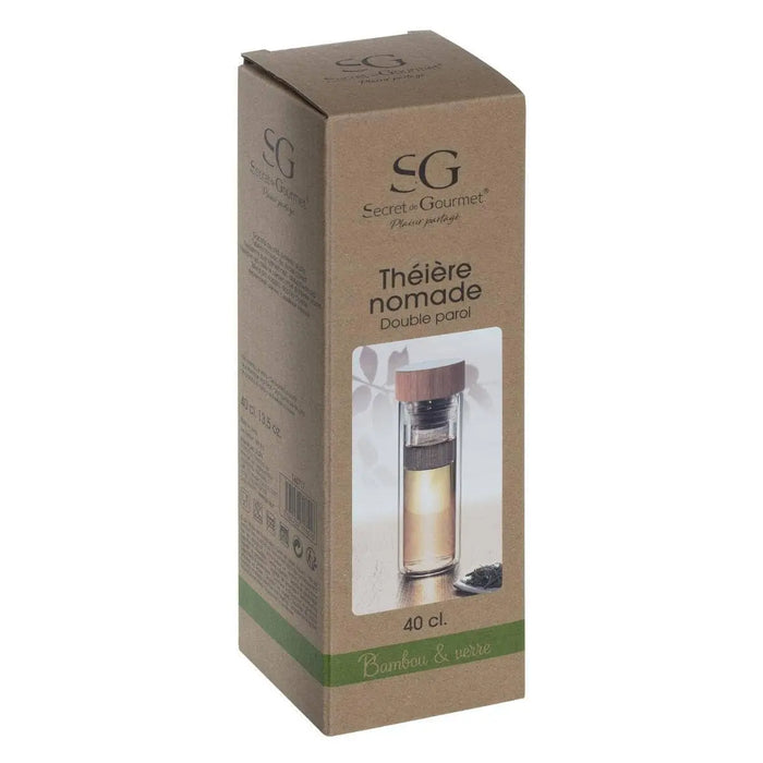 Secret de Gourmet Double-Walled Portable Teapot Théière Nomade