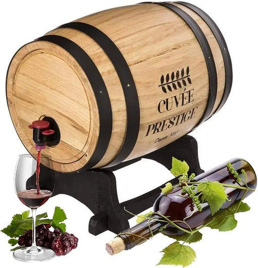 Secret de Gourmet Wine Barrel Dispenser – Tonneau Distributeur à Vin 5.5L Murukali.com