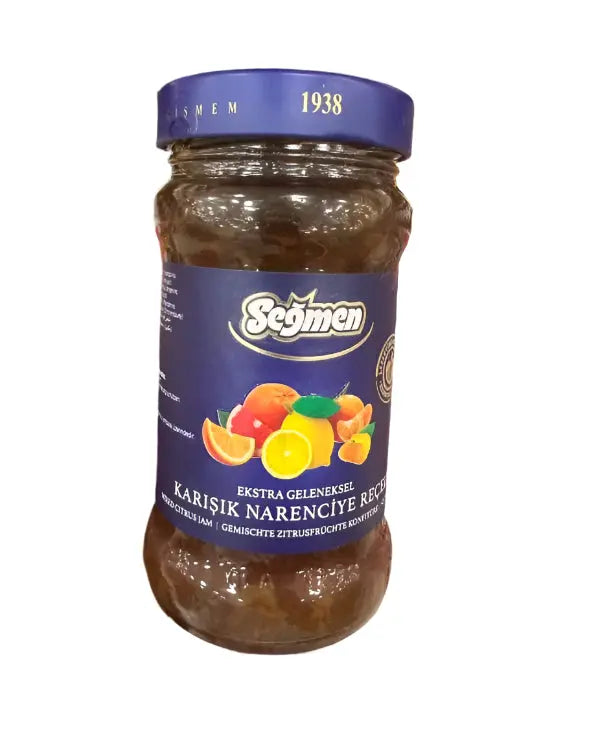 Seğmen Extra Traditional Mixed Citrus Jam 380g Murukali.com