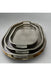 Set of 3 Stylish Black Oval Serving Trays Murukali.com