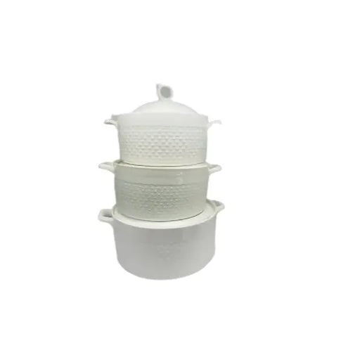 Set of Ceramic Soup Pots 3pcs Murukali.com