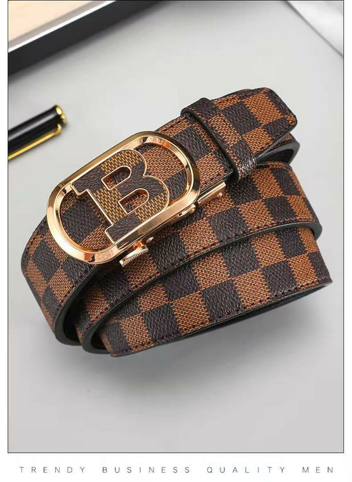 Luxury Gold Alloy Belt for Men