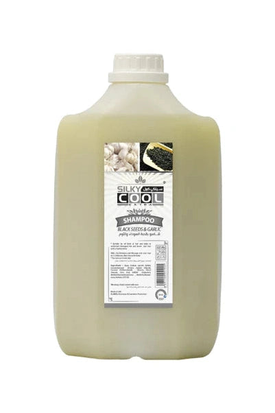 Silky Cool Shampoo 5 Litre - Black Seeds & Garlic – Milia Cosmetics murukali.com