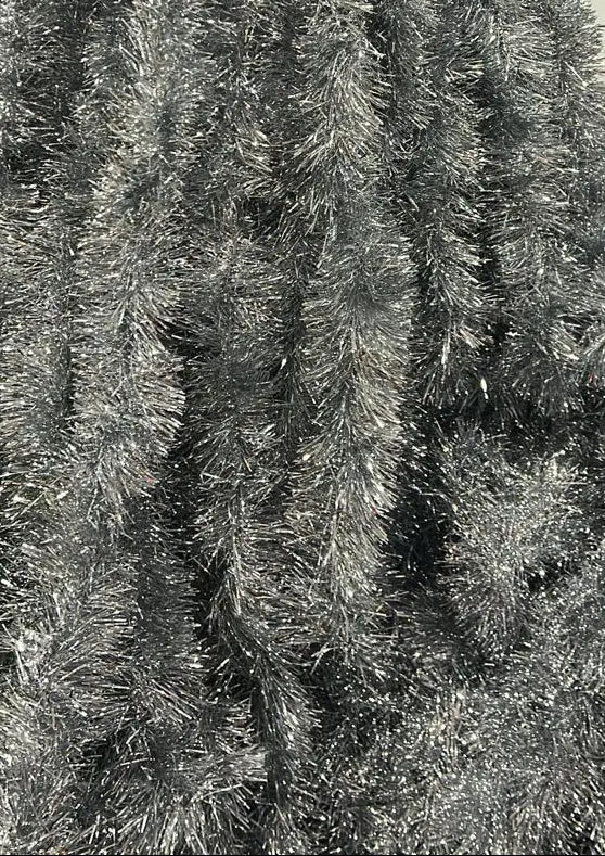 Silver Christmas Tinsel Garland 1pc Murukali.com