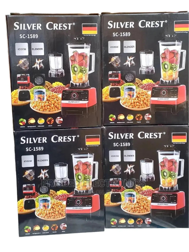 Silver Crest Multifunction Blender Robots Strong electric motor  Capacity:4500W Capacity (kg): 2.5L murukali.com