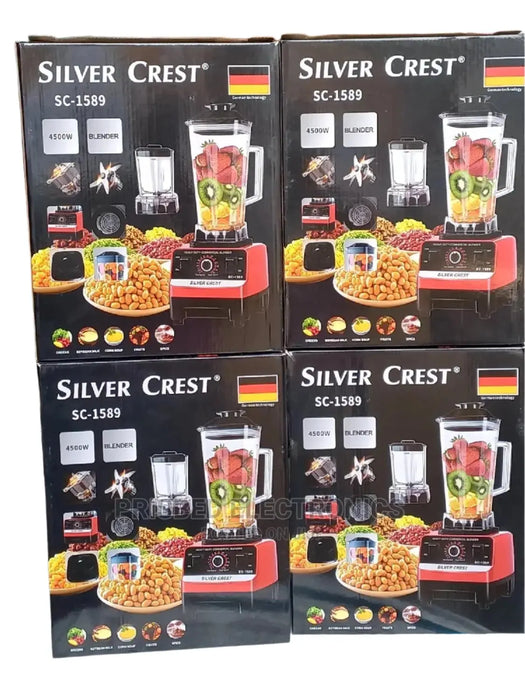 Silver Crest Multifunction Blender Robots Strong electric motor  Capacity:4500W Capacity (kg): 2.5L murukali.com