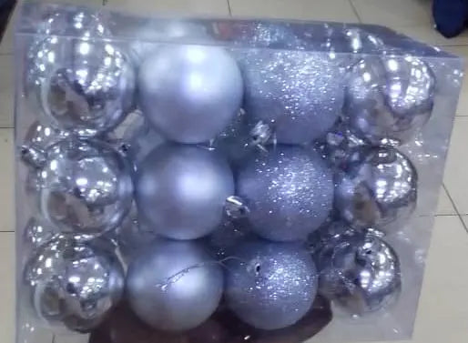 Shatterproof Christmas Ball Ornaments 24pcs