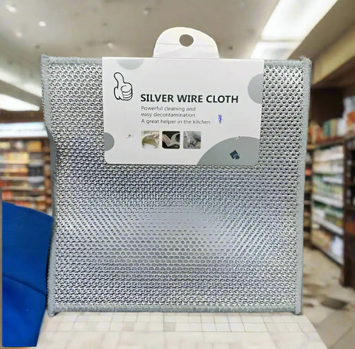 Silver Wire Cloth Used by Wetting the cloth and then scrubbing the desired surface Murukali.com