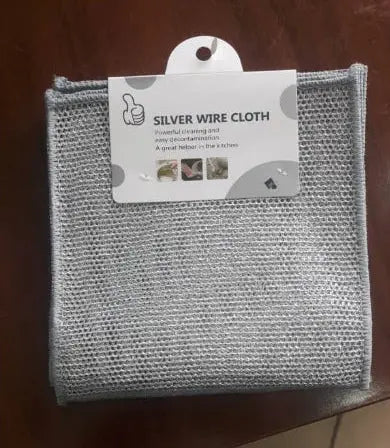 Silver Wire Cloth Used by Wetting the cloth and then scrubbing the desired surface Murukali.com