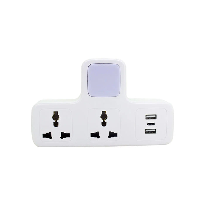 Simba SIM-G136U Multi-Adapter with Universal Sockets & USB Ports