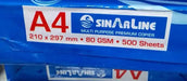 Sinarline Multi Purpose Premium Copier A4  500 Sheets A4 Printer Paper 210 x 297 mm 80 gsm Murukali.com