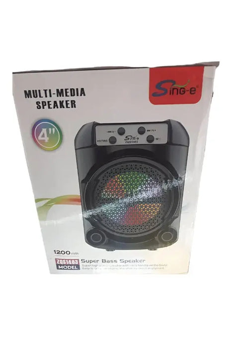 Sing-e Multi-Media Speaker Super Bass  ZQS-1483 Model Murukali.com