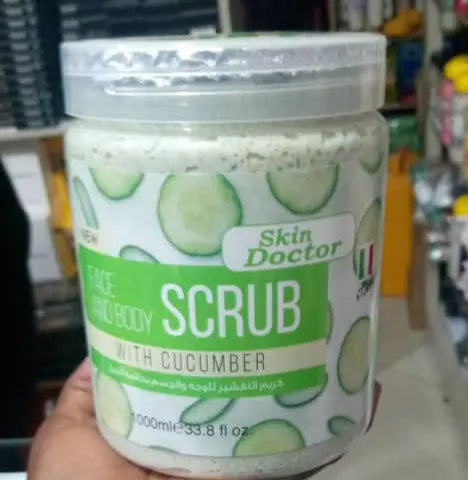 Skin Doctor Face And Body Scrub With Cucumber 1000 ML Murukali.com