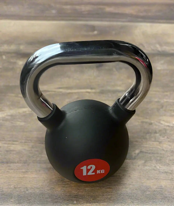 Skyland Rubber Coated Cast Iron Kettlebell with a weight of 12kg Murukali.com