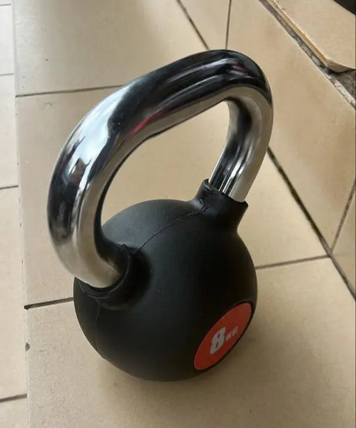 Skyland Rubber Coated Cast Iron Kettlebell with a weight of 12kg Murukali.com