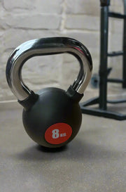Skyland Rubber Coated Cast Iron Kettlebell with a weight of 8kg Murukali.com
