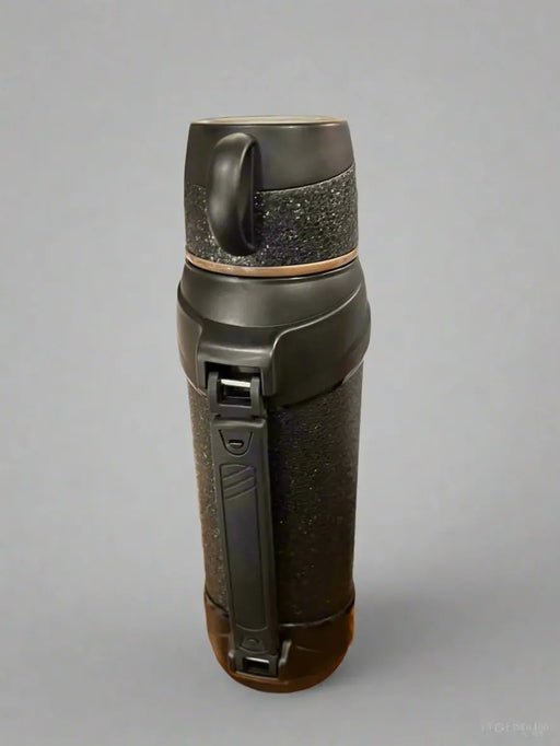 Sleek Black 2.5L Thermal Flask with Sparkle Finish Murukali.com