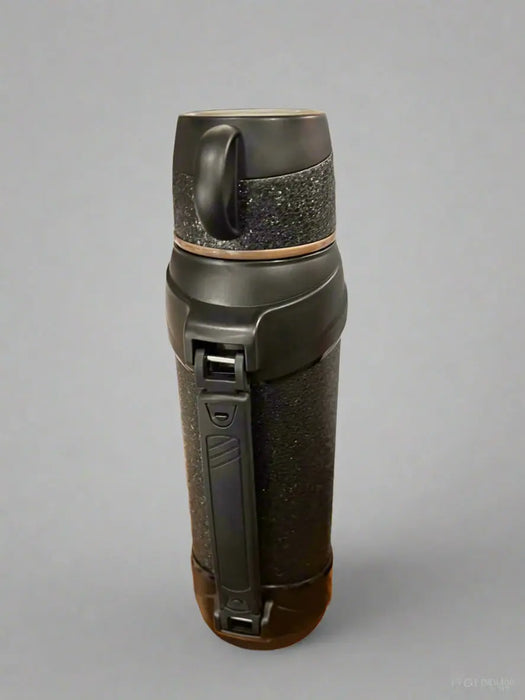 Sleek Black 2.5L Thermal Flask with Sparkle Finish Murukali.com