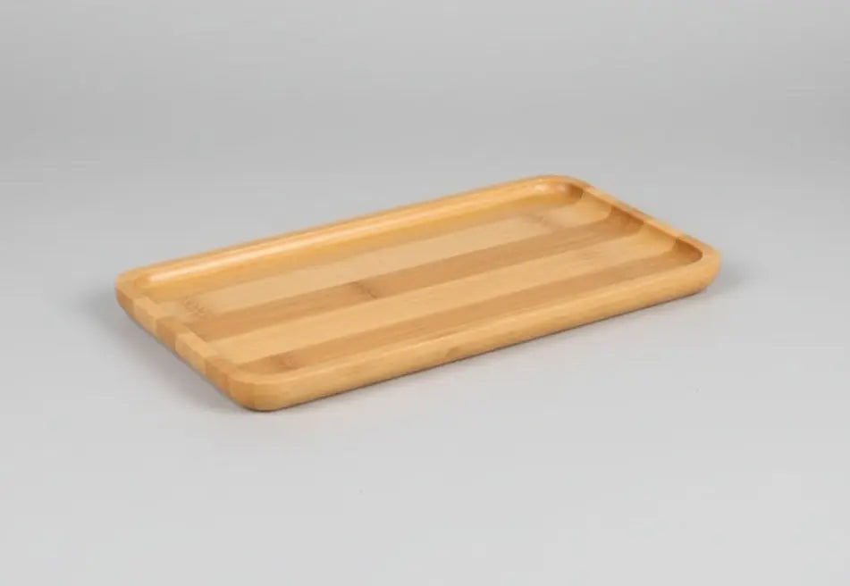 Small Rectangular Bamboo Serving Tray