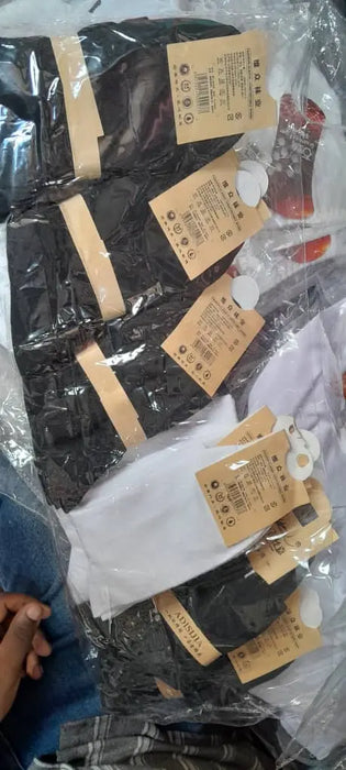 Socks Pure Cotton Men Free Size 6pairs Veda Supply