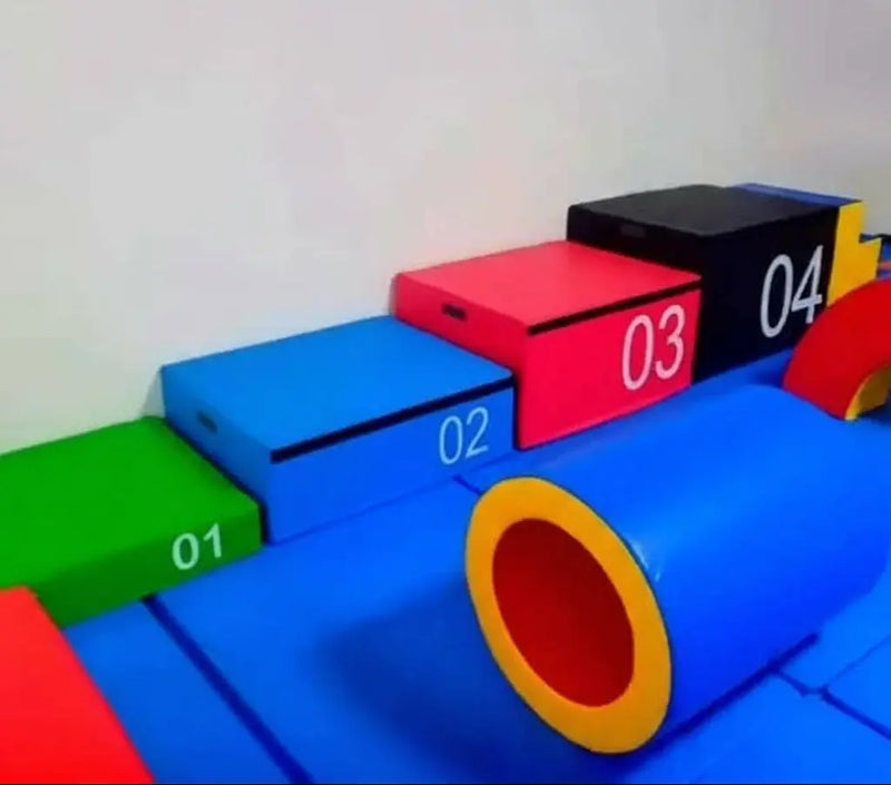 Soft Foam Plyometric Jump Box Set – 4-in-1 Training Blocks Murukali.com