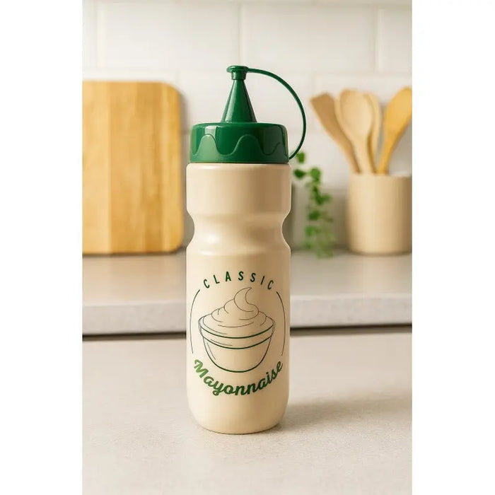Solmazer Herevin 660ml Decorated Squeeze Bottle – “Classic Mayonnaise” Design