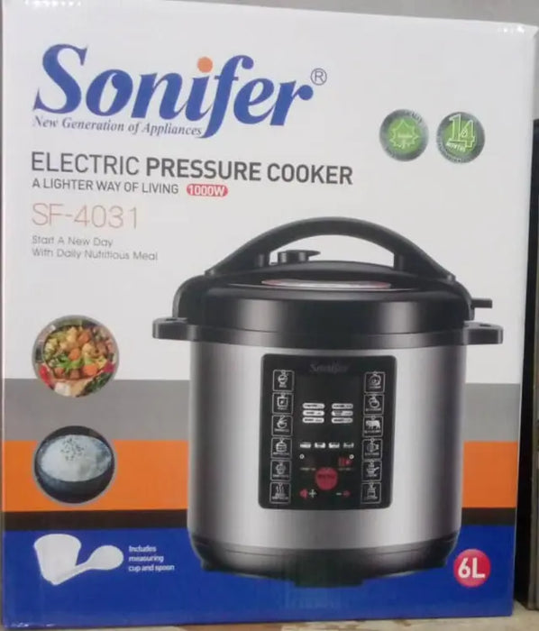Sonifer Electric Pressure Cooker SF-4031 - 6L 1000W Murukali.com