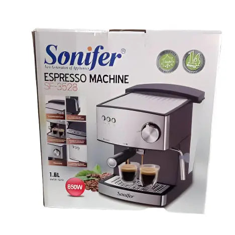 Sonifer Espresso Machine SF-3528 - 1.6L 850W Murukali.com