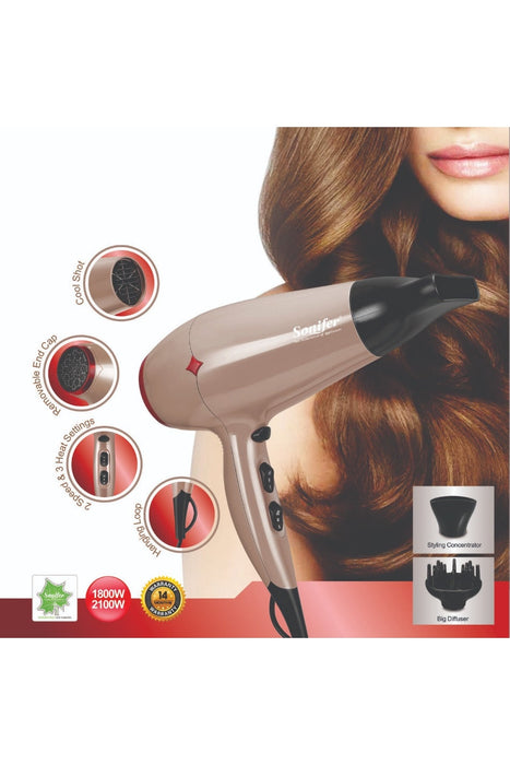 Sonifer Pro Hair Dryer SF-9503 Easly Dry&Style your Hair murukali.com