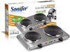 Sonifer SF-3049 Stainless Steel Electric Hotplate - 1500W & 1000W Dual Burner Murukali.com