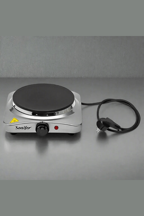 Sonifer SF-3050 Stainless Steel Electric Hotplate - 1500W Single Burner Murukali.com