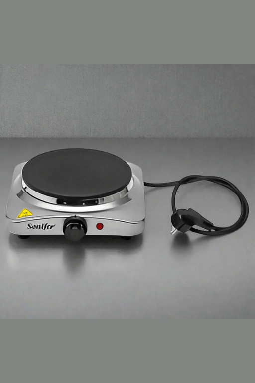 Sonifer SF-3050 Stainless Steel Electric Hotplate - 1500W Single Burner Murukali.com