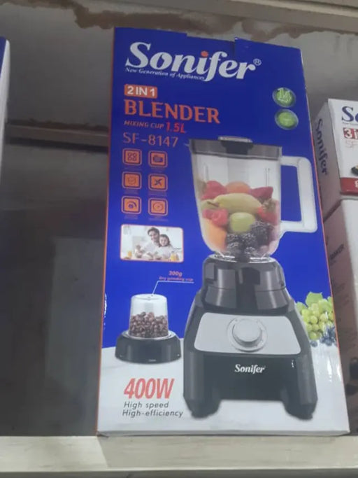 Sonifer SF‑8147 2‑in‑1 Blender (1.5 L) Murukali.com