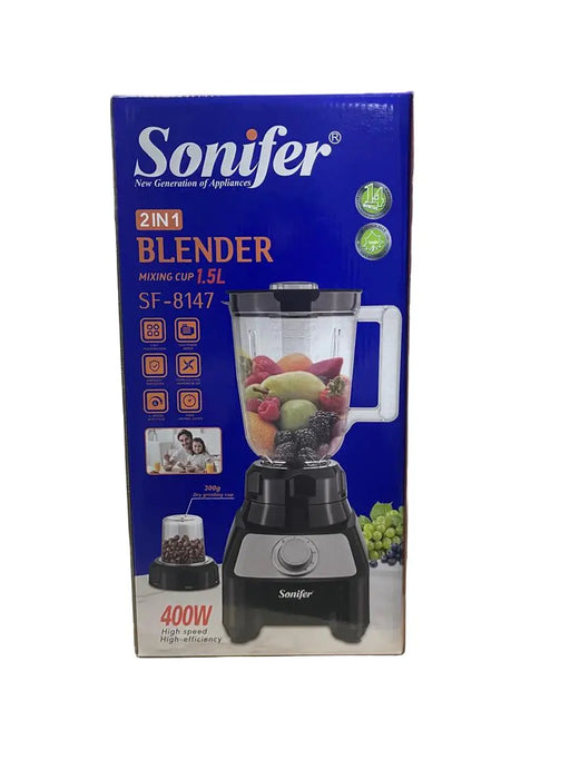 Sonifer SF‑8147 2‑in‑1 Blender (1.5 L) Murukali.com