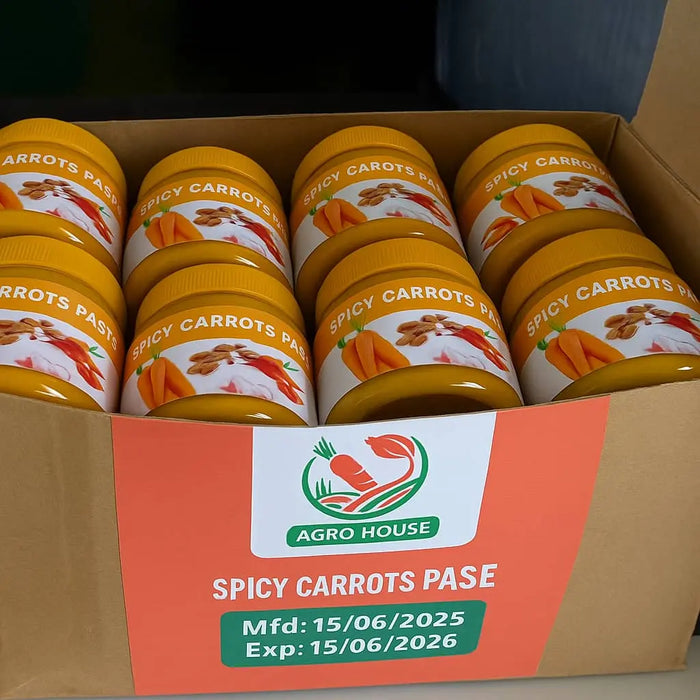 Spicy Carrots Paste 150g 1pc& 16pcs Agro House Ltd