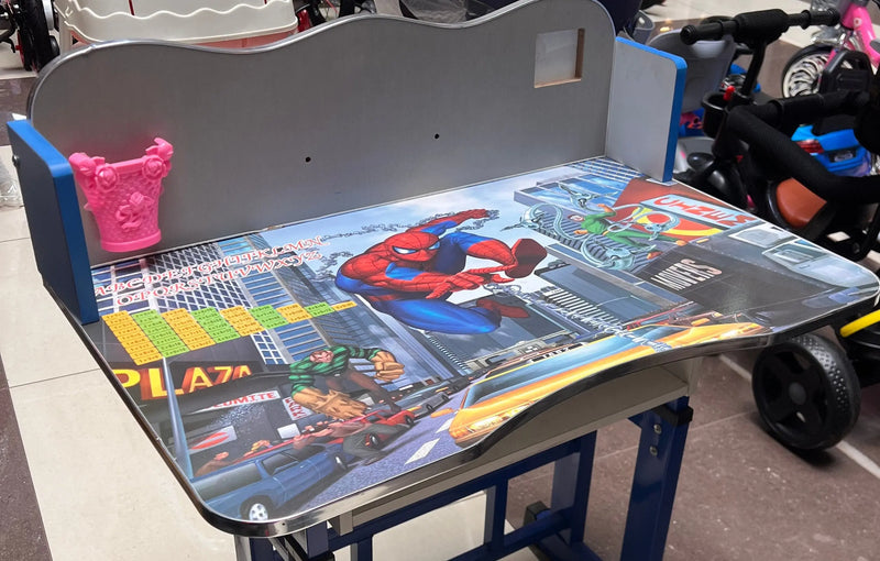Spider-Man Wooden Table Chair Set   Children's Desk and Chair Set Murukali.com