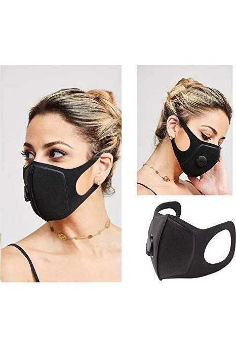 Sponge Anti-Dust Protective Face Mask with Breathing Valve murukali.com