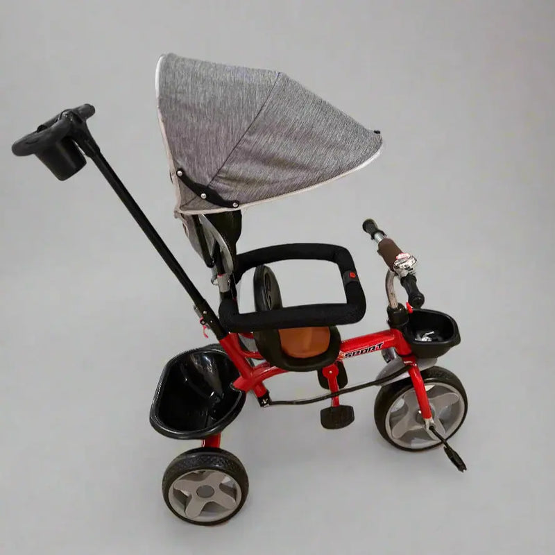 Sport Trike Red Baby Tricycle with Canopy Murukali.com