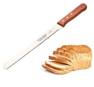 Stainless Steel Bread Knife and in Bakery. murukali.com