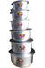 Stainless Steel Cooking Pot Set with Bottom 6pcs murukali.com