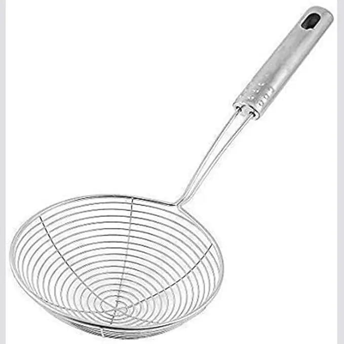 Stainless Steel Deep Frying Spoon Oil Strainer Net Fryer Murukali.com