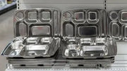 Stainless Steel Divided Plate or Mess Tray Murukali.com