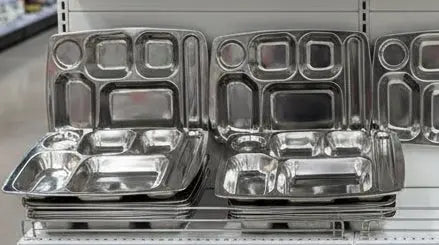 Stainless Steel Divided Plate or Mess Tray Murukali.com