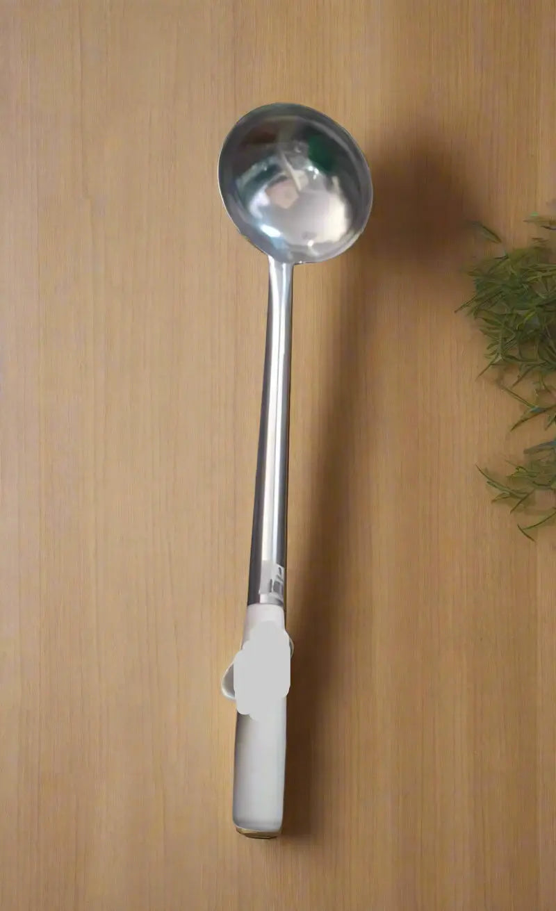 Stainless Steel Ladle Used for Serving Soups Stews and Sauces ...