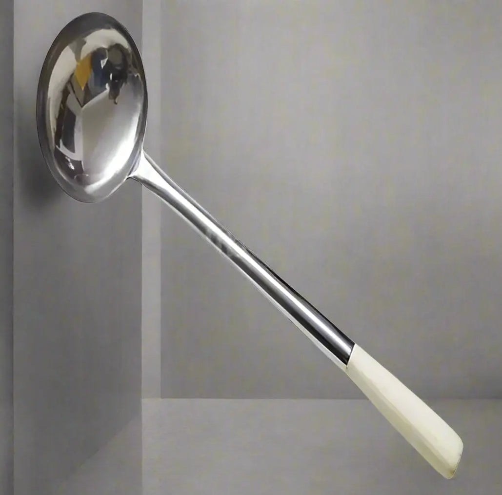 Stainless Steel Ladle Used for Serving Soups Stews and Sauces ...