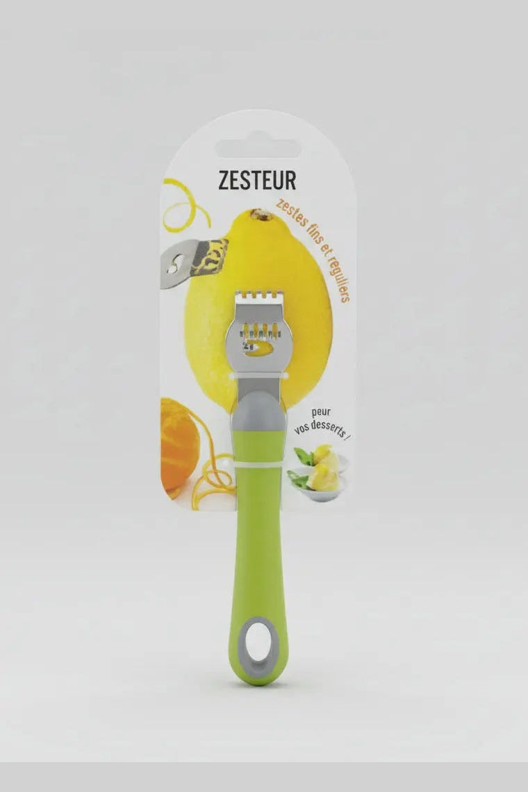 Stainless Steel Lemon Zester – Citrus Peeler & Grater
