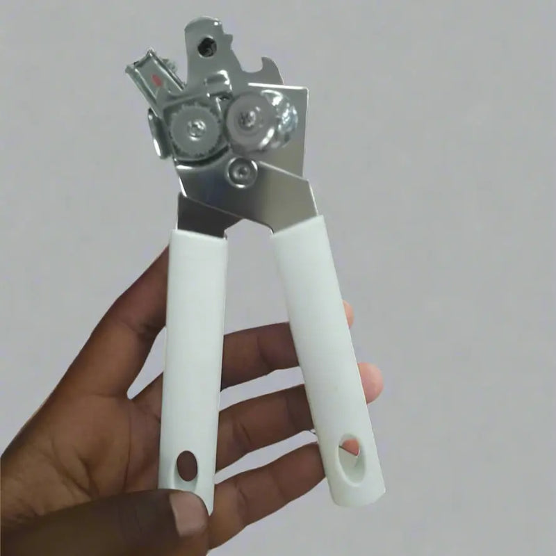 Stainless Steel Manual Can Opener with Comfort Grip Handles Murukali.com
